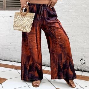 (NWOT) Wide Leg Tie Dye Pants